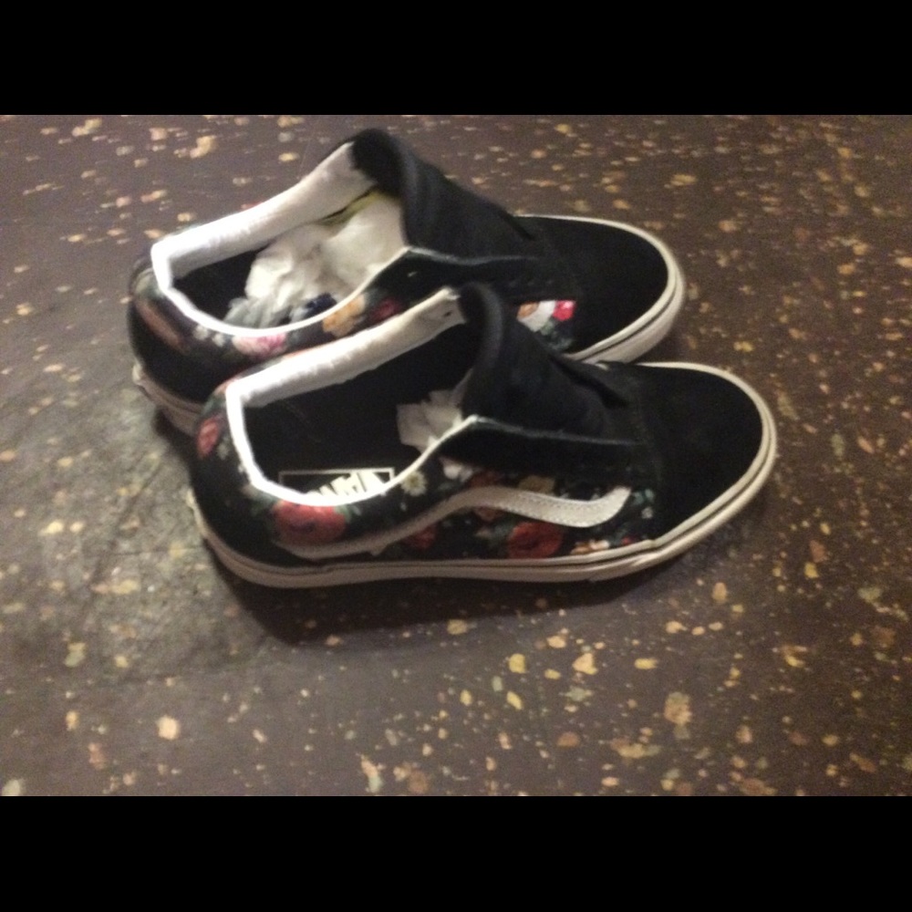 Floral Flower Vans